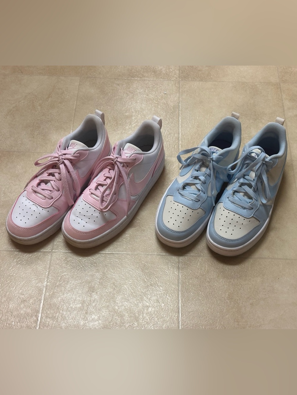 Two Nike Court Borough Shoes Big Girls/Women